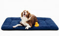 Dog Crate Pad Washable Dog Bed for Crate Large Cozy Mat 48-Inch Navy Blue by VERZEY