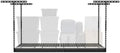 MonsterRax 4x6 Overhead Garage Storage Rack, Gray, 18"-33" Height by MonsterRAXStorageSolutions