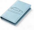 Car Registration and Insurance Holder, Vehicle Document Organizer with Secure Magnetic Closure, Automotive Glove Box Organizer for License, Cards & Essential Paperwork (Light Blue, 1PCS) by Unknown