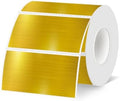 1 * 2Inch Holographic Gold Thermal Labels, Waterproof Printable Direct Thermal Stickers, Self-Adhesive for Small Business Logo, QR Code, Price Tag & Packaging, 300Pieces/Roll by Unknown