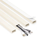 ZhiYo 66" Cord Covers for Wires on Wall, Beige Cord Hider, 1.2" W x 0.7" H by ZhiYo