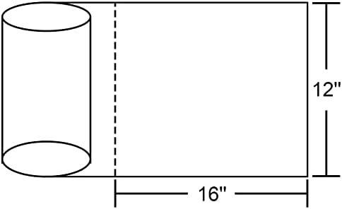 12x16 Plastic Produce Bags on a Roll - Clear Plastic Bags for Food, Vegetable, Fruits, Bread, Pet Bags and Grocery Clear Bag- 350 Bags/roll (1 Roll) - Image 2
