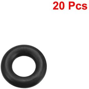 uxcell Nitrile Rubber O-Rings 13mm OD 6.8mm ID 3.1mm Width, Metric Sealing Gasket, Pack of 20 - Image 2