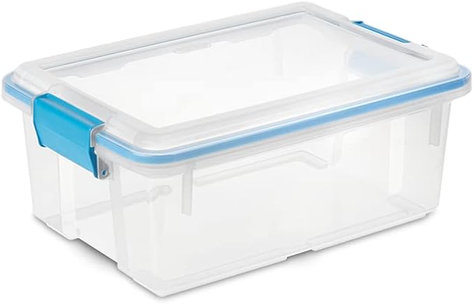 Sterilite 7.5 Qt Gasket Box, Stackable Storage Bin - Image 3