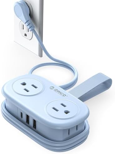 ORICO Cruise Approved Travel Power Strip, 4FT Wrap-Around Extension Cord by ORICO