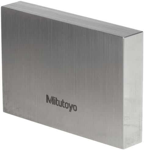 Mitutoyo Steel Rectangular Gage Block, ASME Grade AS-1, 0.1006" Length by Mituotyo