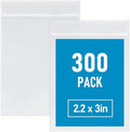 300 PCS Small Plastic Bags, 2.2 x 3 Inch Transparent Jewelry Bag by Naiircool