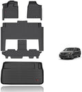 KELCSEECS All Weather Floor Mats & Cargo Liner Set Fit for 2011-2021 Dodge Grand Caravan 7 Seat Car Mats TPE Floor Liners Grand Caravan Accessories by KELCSEECS