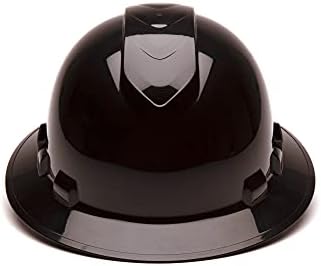Pyramex Ridgeline Full Brim Hard Hat 4 Point Ratchet Vented - Image 2