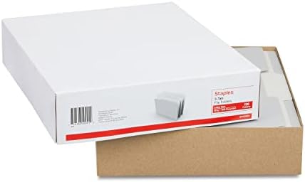 Staples File Folders, Letter Size, 1/3-Cut Tab, Gray, 200/Carton - Image 4