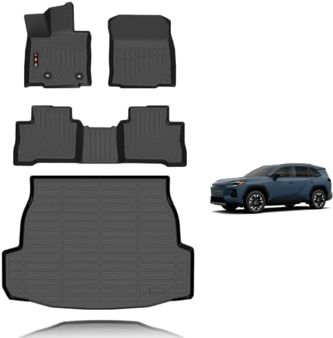 KELCSEECS Floor Mats for Toyota Rav4 Hybrid 2026 (Not for Phev) by KELCSEECS
