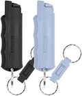 Sabre Pepper Spray with Quick Release Keychain for Self Defense – Multi Pack Max Strength OC with UV Marking Dye, Twist Lock Safety, Finger Grip, 10‑Sec. Spray, 14‑ft Range, Made in USA, 0.54 fl oz by SABRE
