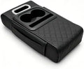 Car Center Console Cover, Universal Leather Console Armrest Pillow by Unknown