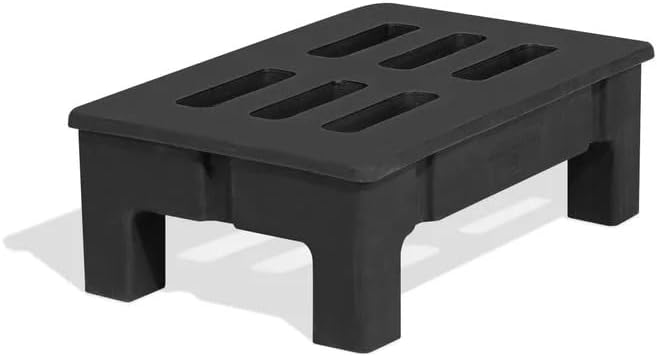 PolyMight Heavy-Duty Plastic Poly Dunnage Rack by SturdyEssentials