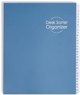 Smead Desk File/Sorter, Daily (1-31) and Monthly (Jan-Dec), 43 Dividers, Letter Size, Dark Blue (89235) (Pack of 10) - Image 5
