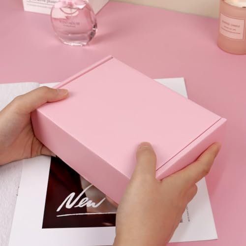 10x8x2 In Pink Shipping Boxes Medium, Pack of 30 Corrugated Mailer Boxes for Packaging Small Business - Image 6