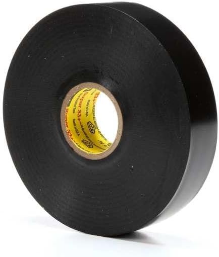 3M Scotch Super 33+ Electrical Tape - 3/4 in x 36 yds, Black, 1 Roll - Image 2
