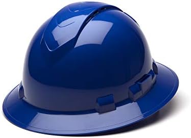 Pyramex Ridgeline Full Brim Hard Hat 4 Point Ratchet Vented by PyramexSafety