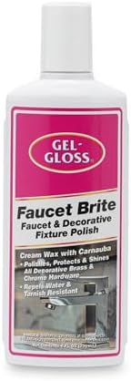 Gel-Gloss Faucet Brite | Removes Water Spots & Light Calcium, 8oz. by Unknown