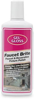 Gel-Gloss Faucet Brite | Removes Water Spots & Light Calcium, 8oz. by Unknown