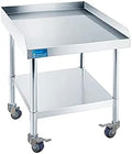 Stainless Steel Rolling Equipment Stand with Wheels (24 x 18) by ExpressKitchQuip