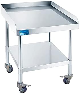 Stainless Steel Rolling Equipment Stand with Wheels (30 x 12) by ExpressKitchQuip