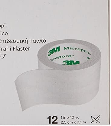 3M Micropore Paper Tape - White, 1" x 10yds (Box of 12) - Image 4