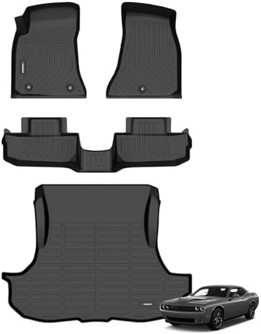 ANBINGO® Floor Mats & Cargo Liner for Dodge Challenger RWD 2015-2023 by ANBINGO