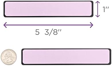 Carstens Adhesive Sticker Labels, 5 3/8” x 1”, Binder Labels for 1” Ring Binder Spines, Lavender, Roll of 200 - Image 4
