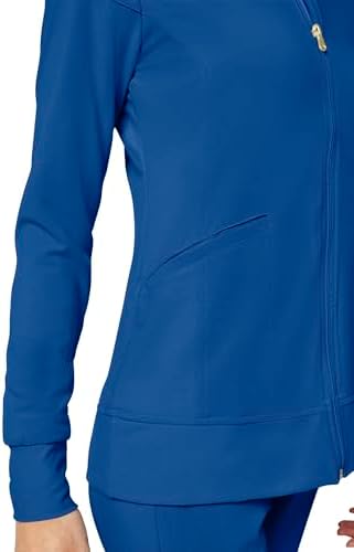 Cherokee iFlex Scrub Jacket for Women 2 Pocket Zip Front - Image 6