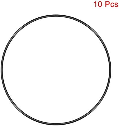 uxcell Nitrile Rubber O-Rings 200mm OD 193mm ID 3.5mm Width, Metric Sealing Gasket, Pack of 10 - Image 2