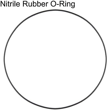 uxcell Nitrile Rubber O-Rings 180mm OD 175.2mm ID 2.4mm Width, Metric Nitrile Rubber Sealing Gasket, Pack of 1 - Image 2