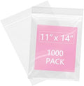 iMailer- 1000 Pcs- 11" x 14" Reclosable Plastic Zip Poly Bags by iMailer