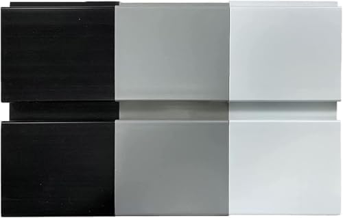 DLDIRECT Samples (White) - SlatWall Panel Garage Organizer: Heavy Duty Wall Mounted PVC Rack, Interlocking Slat Paneling for Garage Storage, SlatWall Board, Shelves System by DLDIRECT