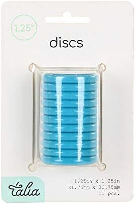 Talia Discbound Notebook - Discs (Energetic Turquoise, 1.25inch) by Talia