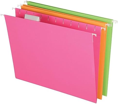 Pendaflex Glow Hanging File Folders, Letter Size, Assorted, Case (81670), 12 Count (Pack of 10) - Image 3