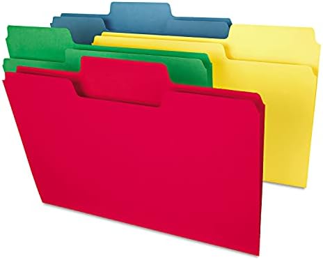 Smead SuperTab Heavyweight File Folder, Oversized 1/3-Cut Tab, Legal Size, Assorted Primary Colors, 50 Per Box (15410) - Image 3