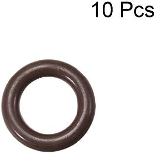 uxcell Fluorine Rubber O-Rings 16mm OD 9mm ID 3.5mm Width, Metric FKM Sealing Gasket, Pack of 10 - Image 2
