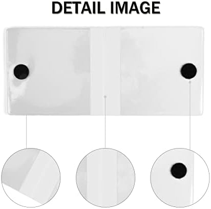 UYYE Car Registration & Insurance Card Holder, 2-Pack - White, Waterproof, 4-Compartment, Unisex-Adults Car Organizer - Image 3