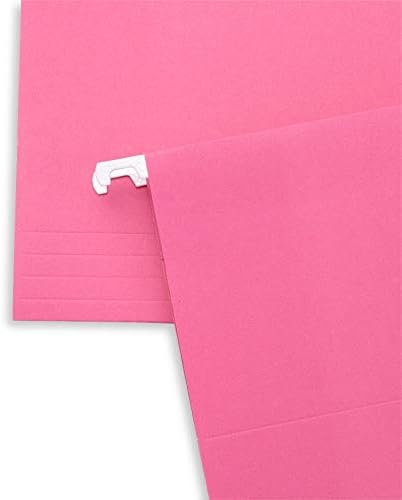 Blue Summit Supplies 25 Hanging File Folders, Letter Size, Pink - Image 5