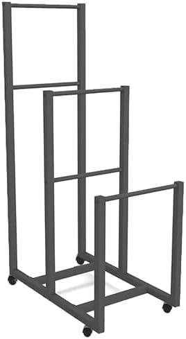 Commercial Carton Storage Rack Cartons Cart, Large Portable Cardboard Stand with Casters Wheels, for Warehouse/Shipping Station Hold Broken Down Boxes(Hold 30-60 Pcs) by HDYZJQ