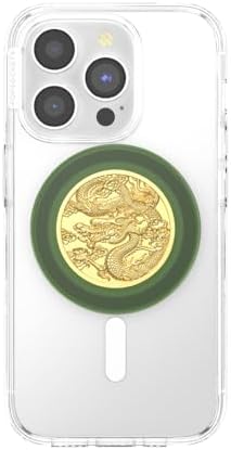 PopSockets Phone Grip for MagSafe, Magnetic Holder- Enamel Dragon - Image 3