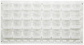 Quantum Storage QLP-3619HC-220-32CL Oyster White Louvered Panels Complete Package with Bins, 36" L X 19" H, Clear by QuantumStorageSystems