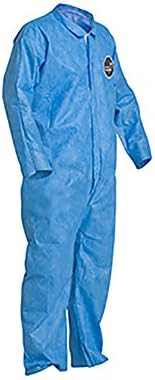 DuPont ProShield 10 PB120S Disposable Protective Coverall with Serged Seams, Open Cuff and Ankles, Blue, 2X-Large (Pack of 25) - Image 2