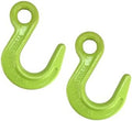 Heavy Duty Weight Large Opening Lifting Hooks 2 Pack 11904 lbs G80 Alloy Steel Crane Hook for Equipment Lifting, Harbor Transport, Construction Work【2 Pack *5.4t】 by YANBORUI