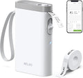 Nelko P21 Label Maker Machine with Tape, Bluetooth Label Printer, White by NELKO