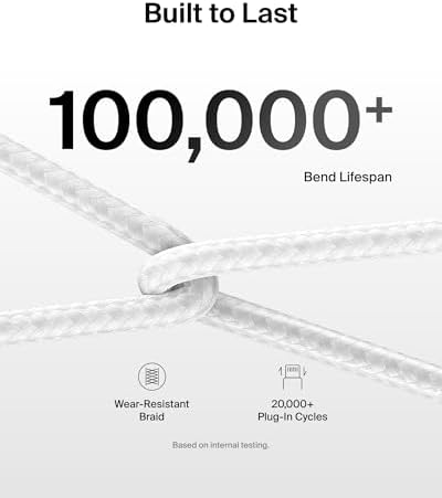 Belkin USB C to USB C 60W Braided Cable 2 Pack, 6.6ft iPhone Charger Cord - Image 4