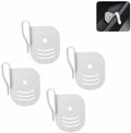4 PCS Car Door Side Storage Partition, Divider Baffle Car Side Organizer, Car Door Compartment Storage Partition, Universal for Cars SUVs (White) by Unknown