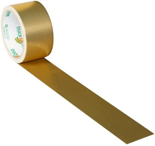 Duck Brand 280748 Color Duct Tape, Metallic Gold, 1.88 Inches x 10 Yards Each Roll, 3 Rolls - Image 3
