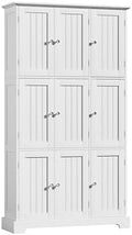 ChooChoo 63.2" Tall Bathroom Storage Cabinet with 9 Doors by ChooChoo
